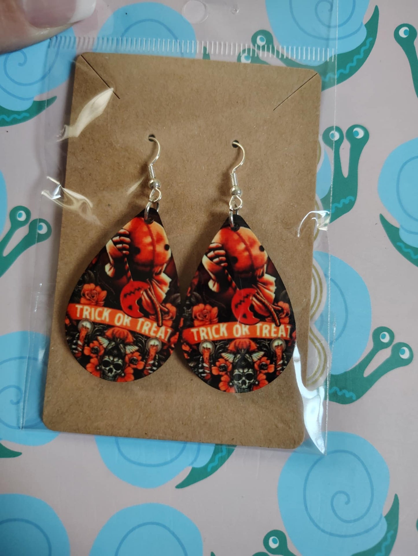 Burlap Guy Earrings